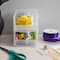 Bac empilable en plastique transparent d'IRIS, petit